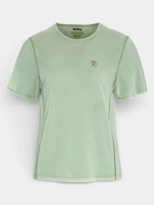 tricou pentru sport, cu maneci scurte pt. femei Fjallraven Abisko Lite SS W verde deschis 2
