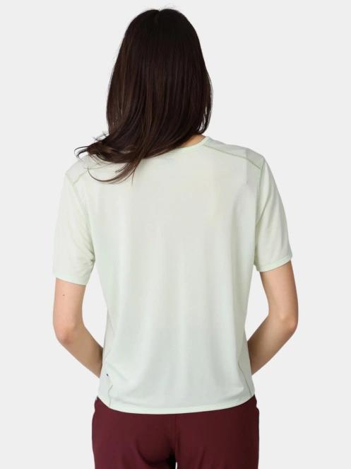 tricou pentru sport, cu maneci scurte pt. femei Fjallraven Abisko Lite SS W verde deschis 4