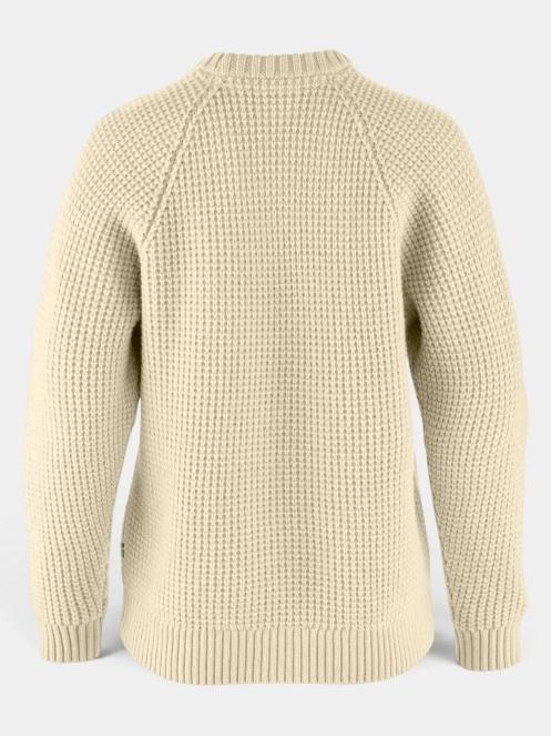 pulover tricotat pt. femei Fjallraven Övik Waffle Knit W nisip 8