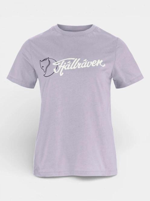 tricou pentru sport, cu maneci scurte pt. femei Fjallraven Archive Logo T-shirt W violet 6