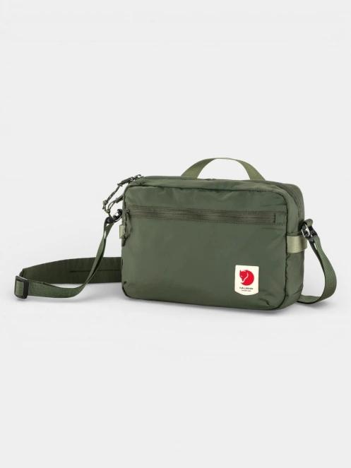 geanta cu banduliera Fjallraven High Coast Crossbody verde inchis 4