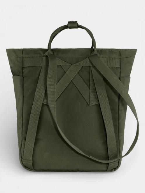 rucsac Fjallraven Kanken Totepack verde inchis 3