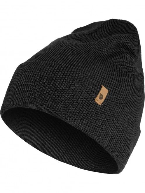 caciula tricotata Fjallraven Classic Knit Hat negru 2