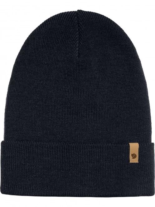 caciula tricotata Fjallraven Classic Knit Hat albastru inchis 3
