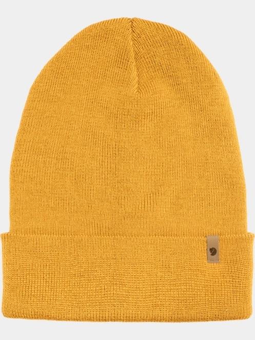caciula tricotata Fjallraven Classic Knit Hat galben 2