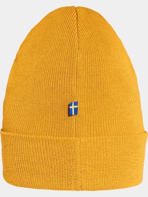 caciula tricotata Fjallraven Classic Knit Hat galben 3