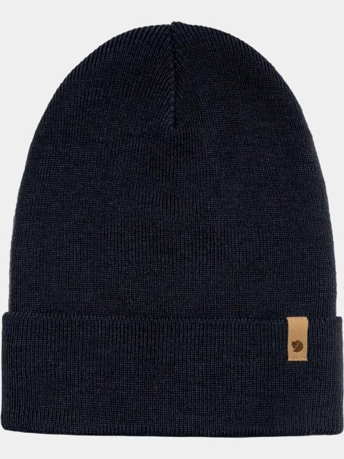 caciula tricotata Fjallraven Classic Knit Hat albastru inchis 2