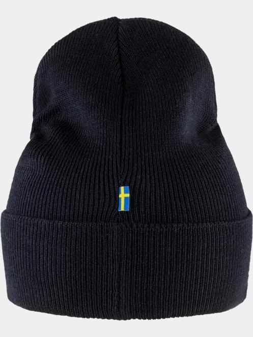 caciula tricotata Fjallraven Classic Knit Hat albastru inchis 3