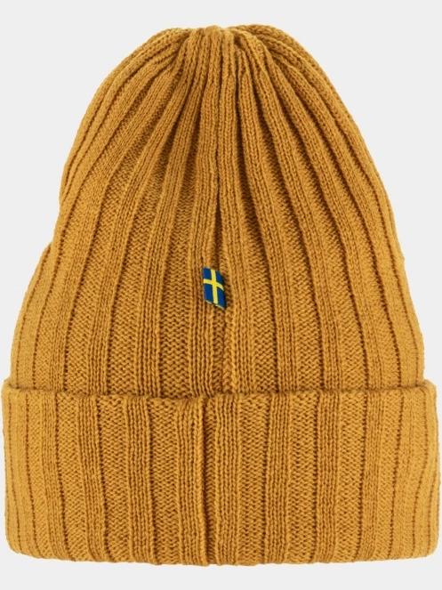 caciula tricotata Fjallraven Byron Hat galben 3