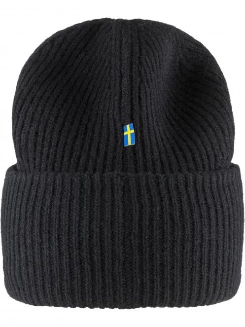caciula tricotata Fjallraven 1960 Logo Hat negru 3