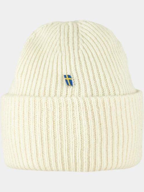 caciula tricotata Fjallraven 1960 Logo Hat alb 3
