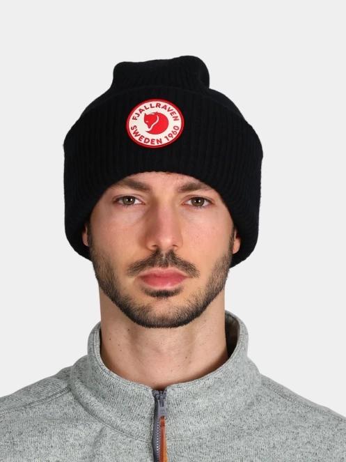 caciula tricotata Fjallraven 1960 Logo Hat negru 4