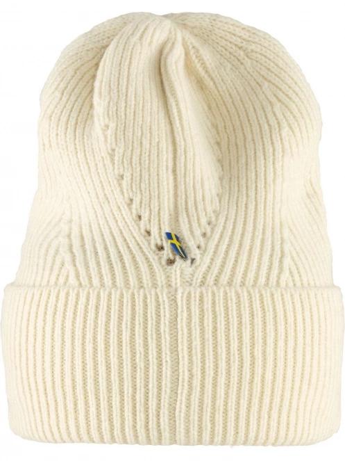 caciula tricotata Fjallraven Directional Rib Beanie alb 3