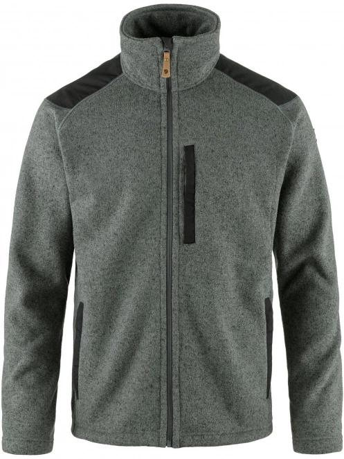 pulover polar pt. barbati Fjallraven Buck Fleece M gri 2