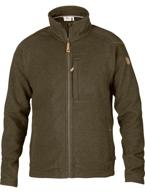pulover polar pt. barbati Fjallraven Buck Fleece M oliv 2