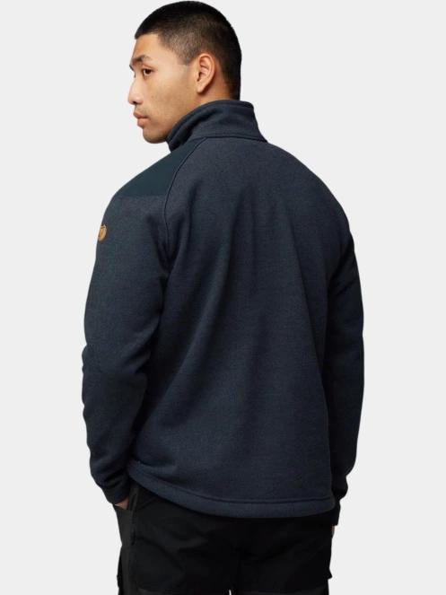 pulover polar pt. barbati Fjallraven Buck Fleece M albastru inchis 3