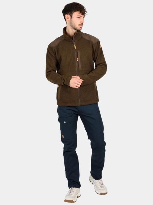 pulover polar pt. barbati Fjallraven Buck Fleece M oliv 5