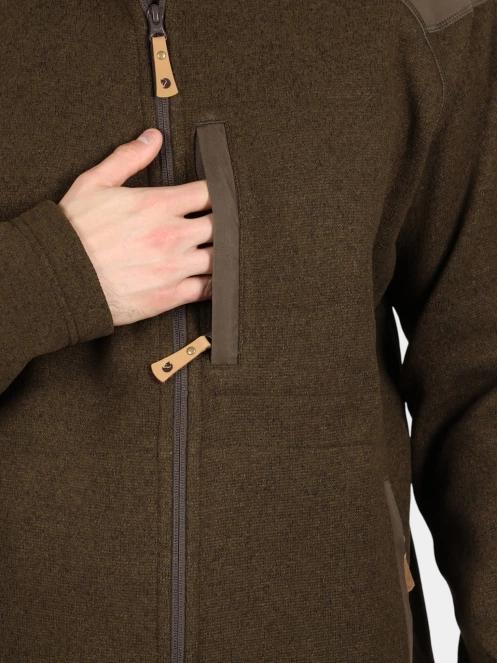 pulover polar pt. barbati Fjallraven Buck Fleece M oliv 6