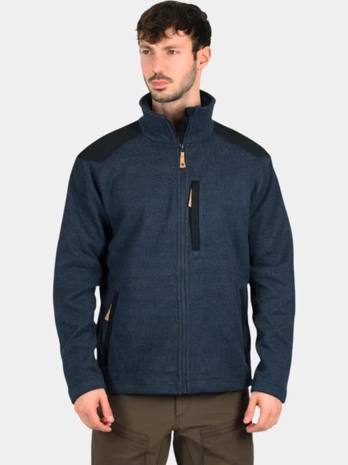 pulover polar pt. barbati Fjallraven Buck Fleece M albastru inchis 2