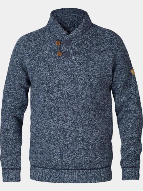 pulover tricotat pt. barbati Fjallraven Lada Sweater M albastru inchis 2