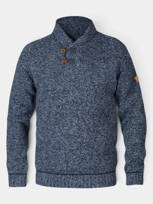 pulover tricotat pt. barbati Fjallraven Lada Sweater M albastru inchis 6