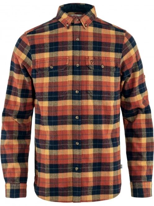 camasa cu maneci lungi pt. barbati Fjallraven Singi Heavy Flannel Shirt M portocaliu 2