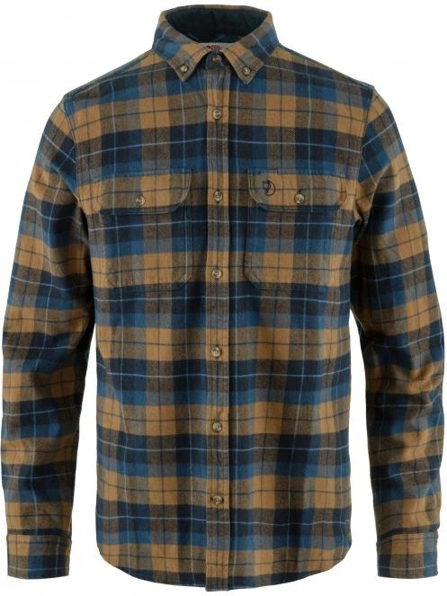 camasa cu maneci lungi pt. barbati Fjallraven Singi Heavy Flannel Shirt M maro 2