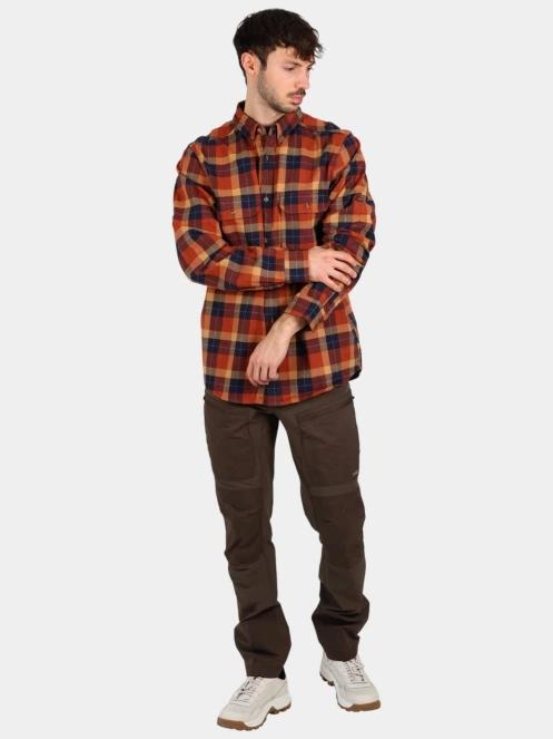 camasa cu maneci lungi pt. barbati Fjallraven Singi Heavy Flannel Shirt M portocaliu 5