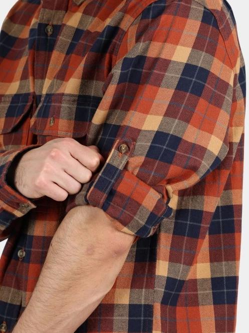 camasa cu maneci lungi pt. barbati Fjallraven Singi Heavy Flannel Shirt M portocaliu 6