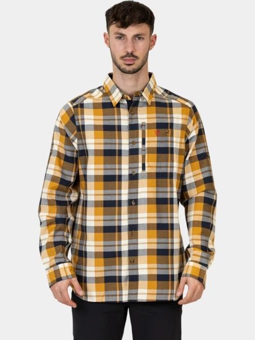 camasa de drumetie cu maneci lungi pt. barbati Fjallraven Fjällglim Shirt M galben 2