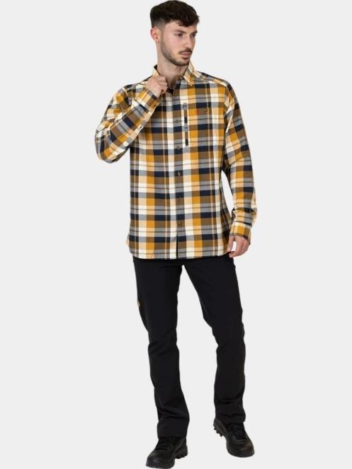 camasa de drumetie cu maneci lungi pt. barbati Fjallraven Fjällglim Shirt M galben 5