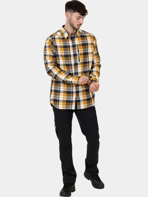 camasa de drumetie cu maneci lungi pt. barbati Fjallraven Fjällglim Shirt M galben 6