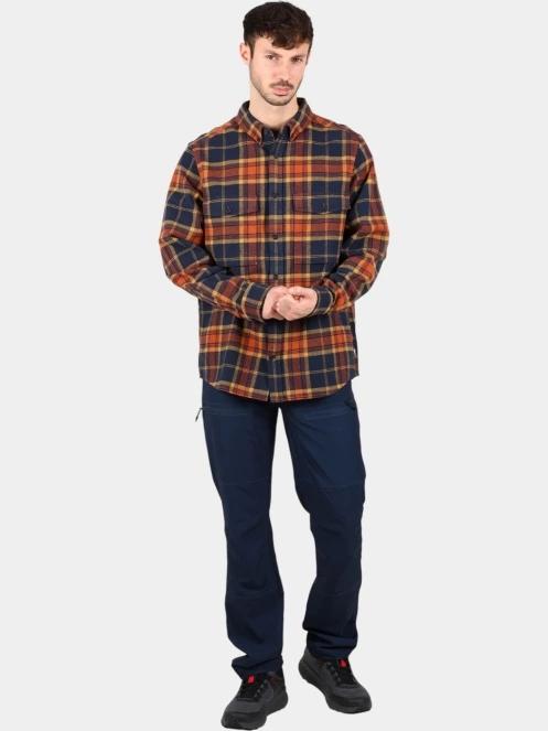 camasa cu maneci lungi pt. barbati Fjallraven Övik Twill Shirt M portocaliu 5
