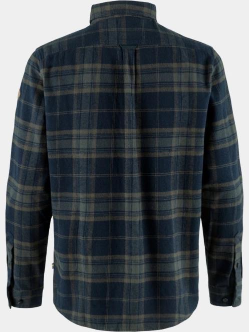 camasa cu maneci lungi pt. barbati Fjallraven Övik Twill Shirt M albastru inchis 3