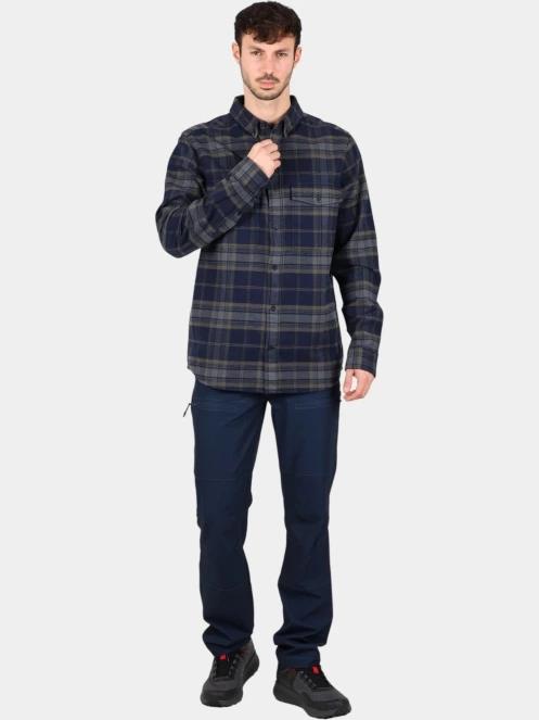 camasa cu maneci lungi pt. barbati Fjallraven Övik Twill Shirt M albastru inchis 5