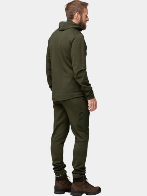 pulover cu gluga pt. barbati Fjallraven Keb Fleece Hoodie M verde 3