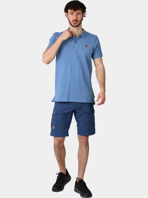 tricou cu guler pt. barbati Fjallraven Övik Polo Shirt M albastru 5