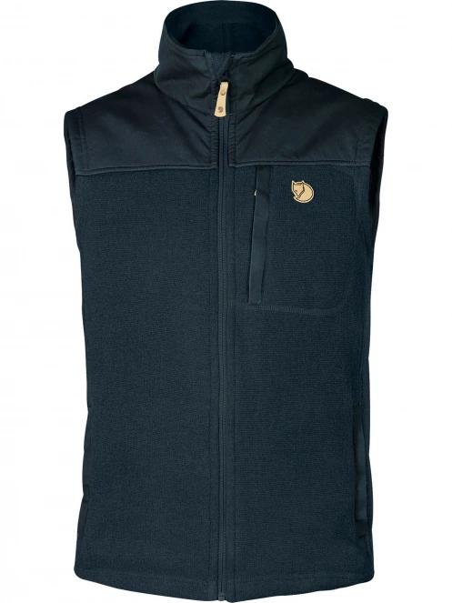 vesta pt. barbati Fjallraven Buck Fleece Vest M albastru inchis 2