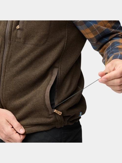 vesta pt. barbati Fjallraven Buck Fleece Vest M oliv 4