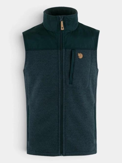 vesta polar pt. barbati Fjallraven Buck Fleece Vest M albastru inchis 7