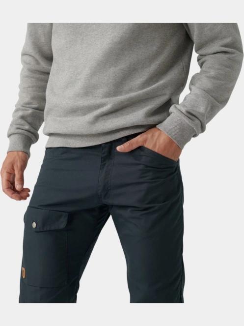 pantaloni lungi pt. barbati Fjallraven Greenland Jeans M Reg albastru inchis 4