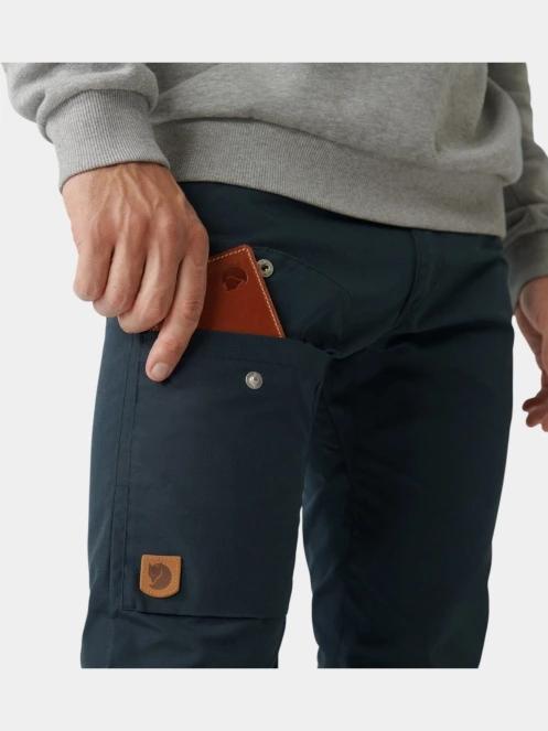pantaloni lungi pt. barbati Fjallraven Greenland Jeans M Reg albastru inchis 5