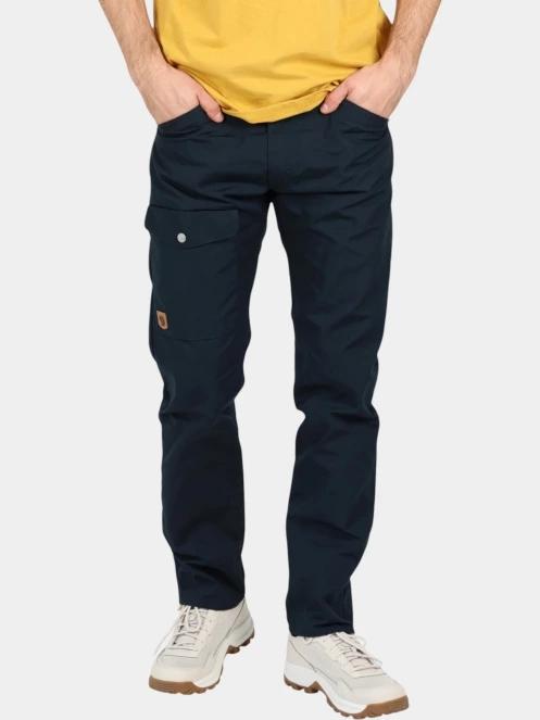pantaloni de drumetie pt. barbati Fjallraven Greenland Jeans M albastru inchis 2