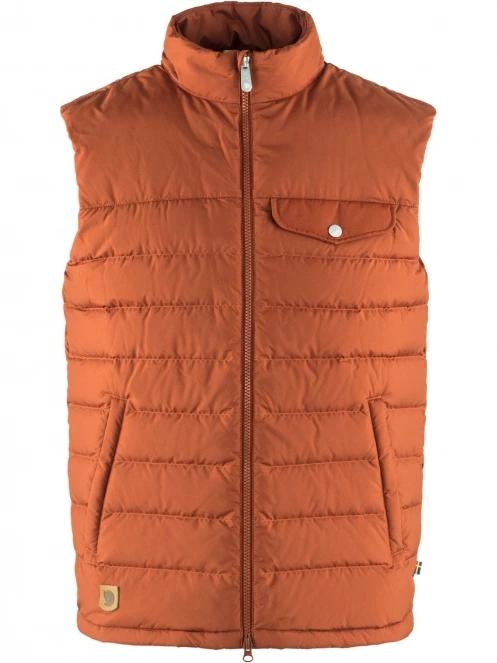vesta pt. barbati Fjallraven Greenland Down Liner Vest M portocaliu 2