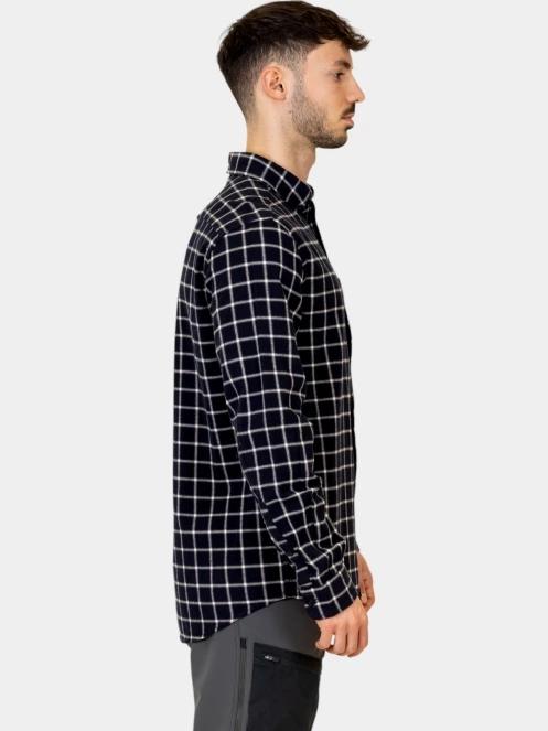 camasa cu maneci lungi pt. barbati Fjallraven Övik Flannel Shirt M albastru inchis 5