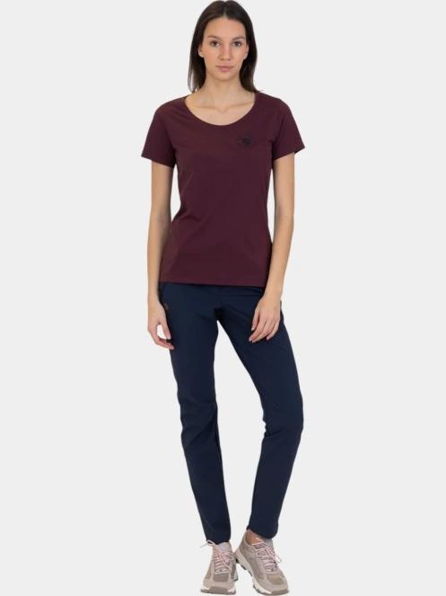 tricou cu maneci scurte pt. femei Fjallraven 1960 Logo T-shirt W bordo 5