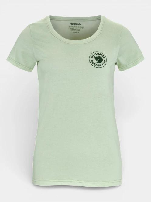 tricou cu maneci scurte pt. femei Fjallraven 1960 Logo T-shirt W verde deschis 2