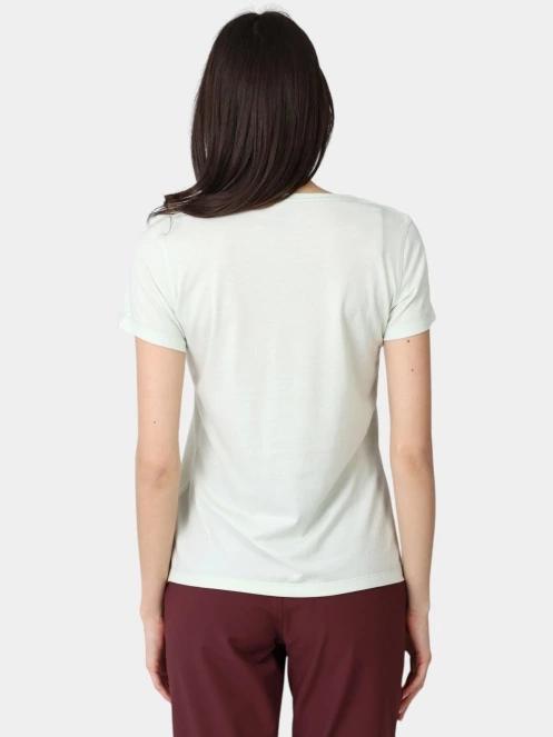 tricou cu maneci scurte pt. femei Fjallraven 1960 Logo T-shirt W verde deschis 4