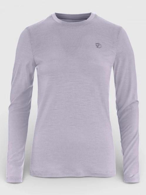 tricou cu maneci lungi, pentru sport pt. femei Fjallraven Abisko Wool LS W violet 2