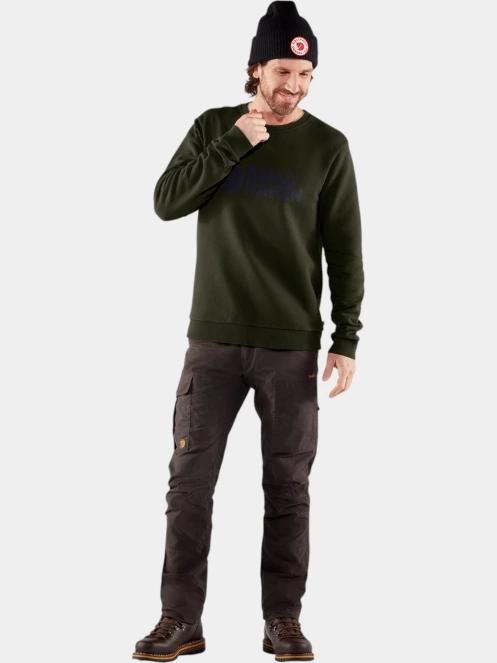 pulover pt. barbati Fjallraven Fjällräven Logo Sweater M verde 4